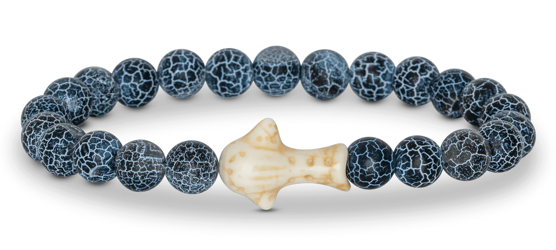 Deep Blue Whale Shark Bracelet