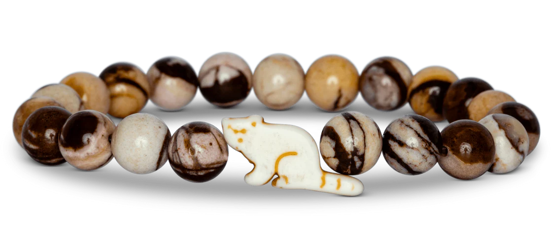 Himalaya Stone Red Panda Bracelet