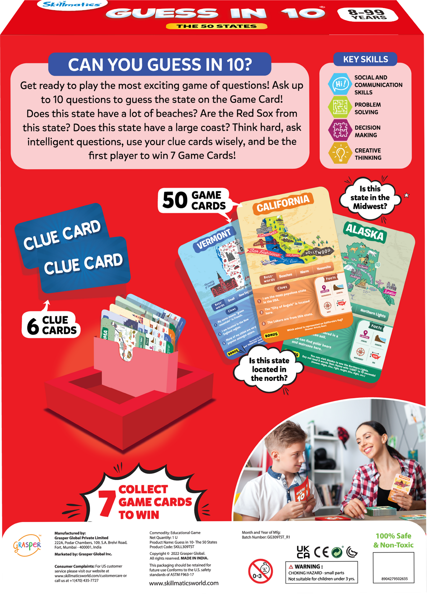 Guess in 10 the 50 States