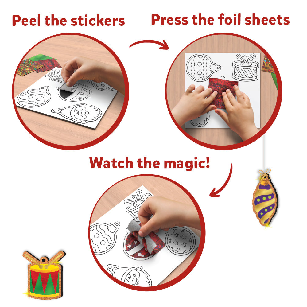 Foil Fun Christmas Ornaments