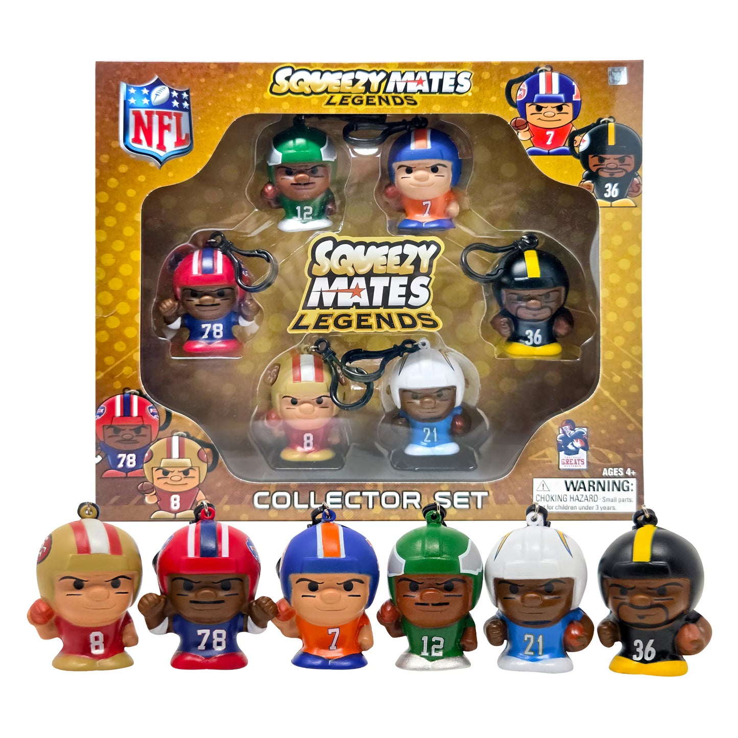 NFL SqueezyMates Legends Set Series 3