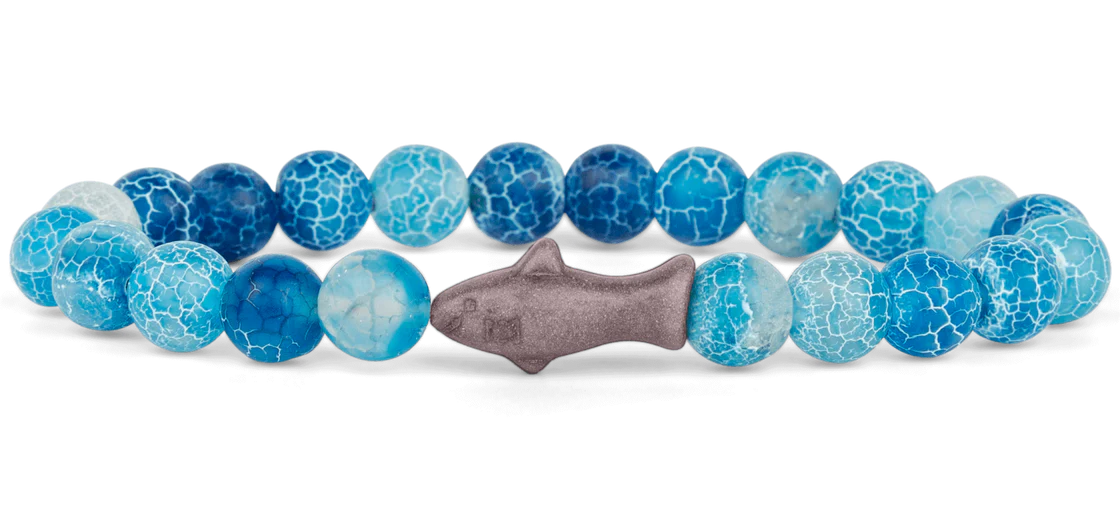 Aqua Blue Shark Bracelet