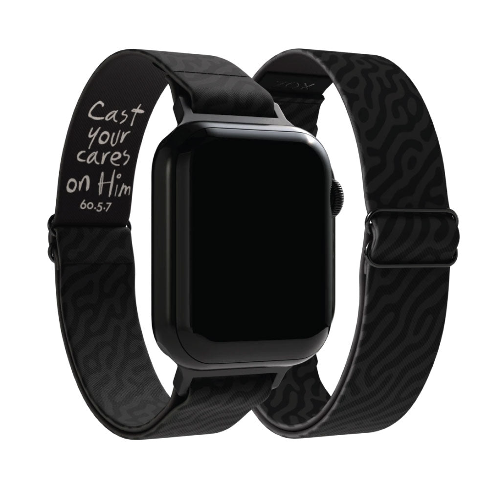 Cast Your Cares On Him Bible Verse Watchband+