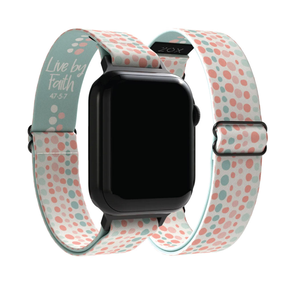 Live By Faith Bible Verse Watchband+