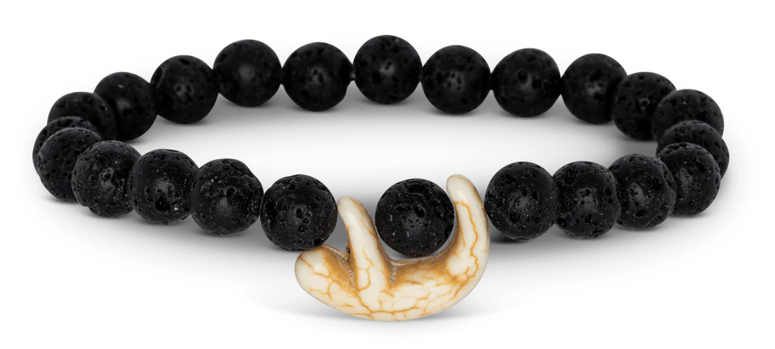 Lava Stone Sloth Bracelet
