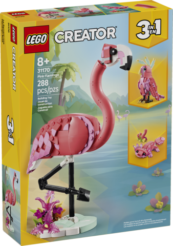 Wild Animal Pink Flamingo