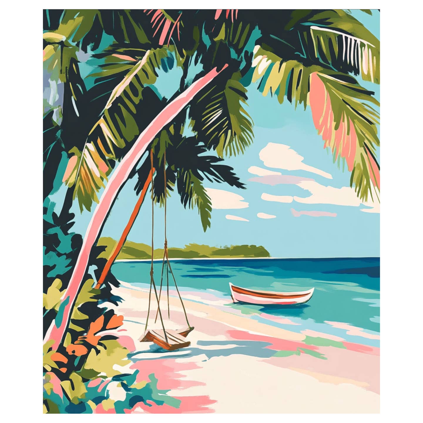 PixelPop™ Island Morning