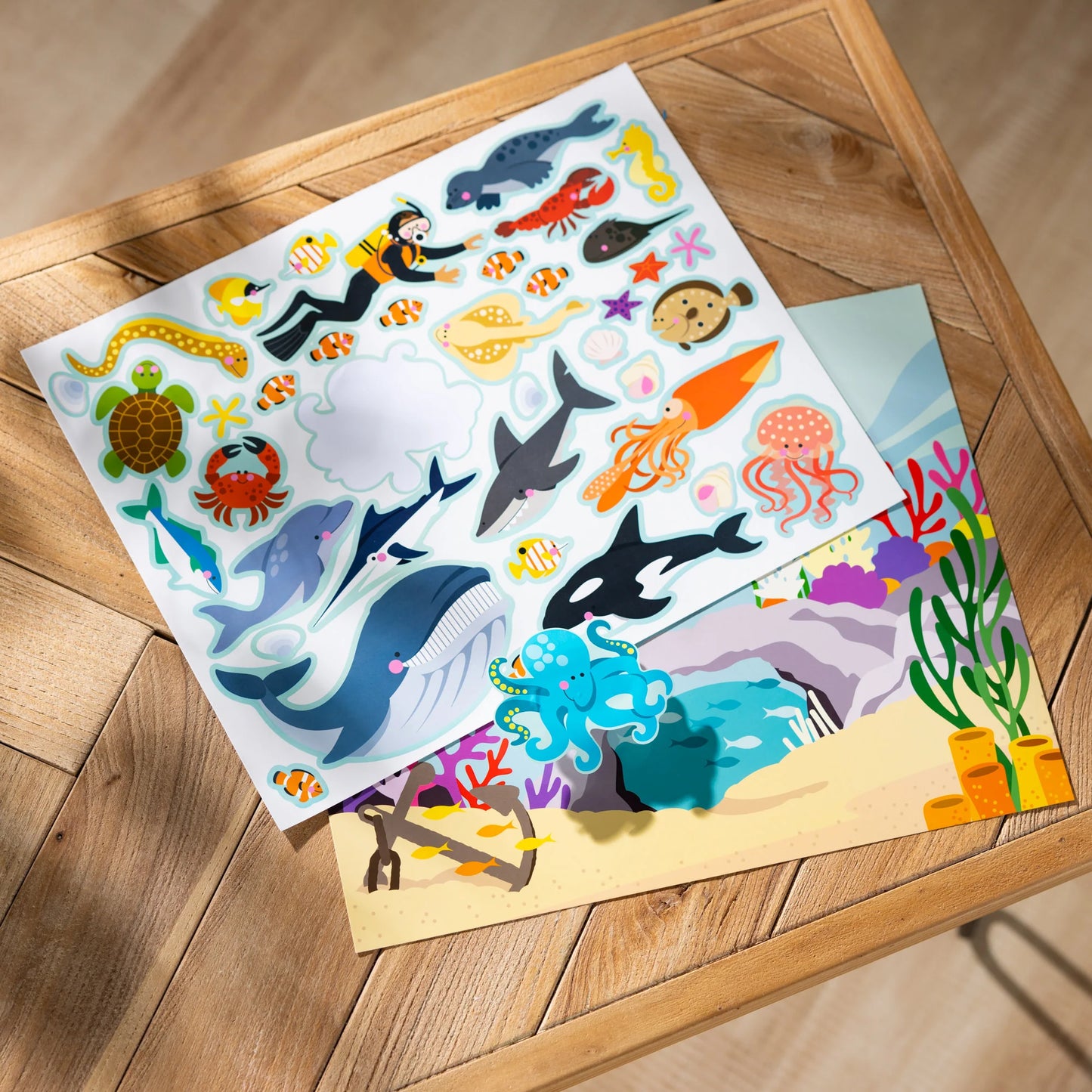 Habitats Reusable Sticker
