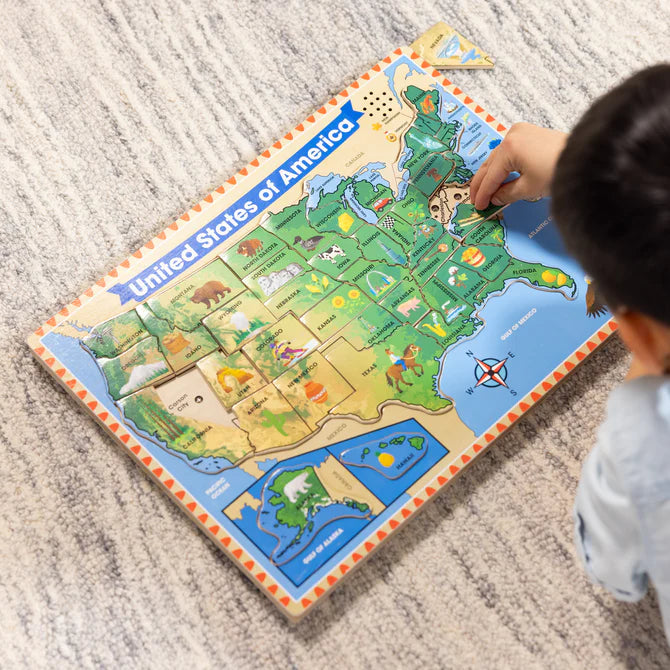 USA Map Sound Puzzle