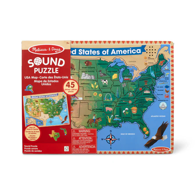 USA Map Sound Puzzle
