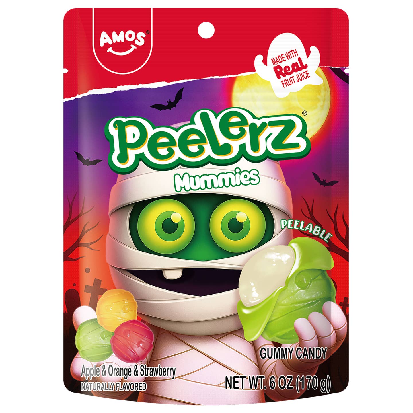 Amos Halloween Peelerz Gummy Mummy