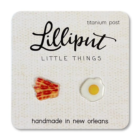 Bacon & Egg Earrings