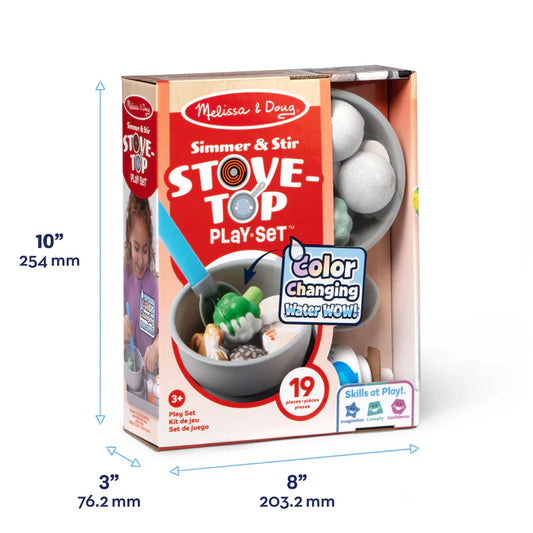 Simmer & Stir Stovetop Play Set with Water WOW! Color Reveal