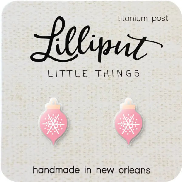 Pink Ornament Earrings