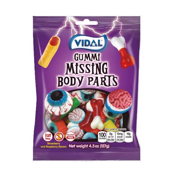 Vidal Gummi Missing Body Parts