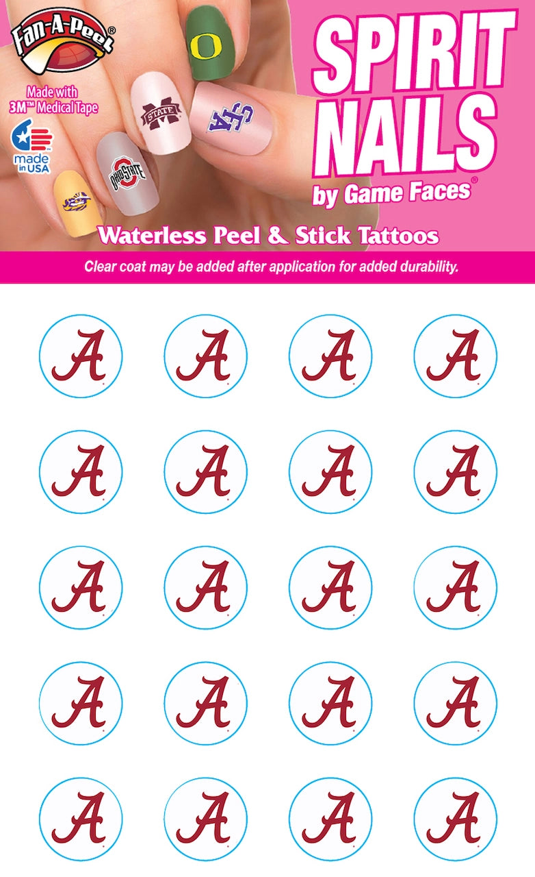 UA Spirit Nail Stickers