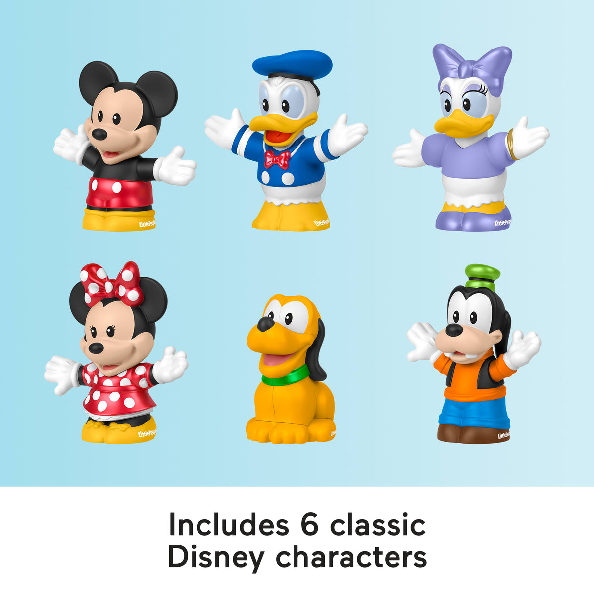 LP MICKEY & FRIENDS FIGURE 6PK