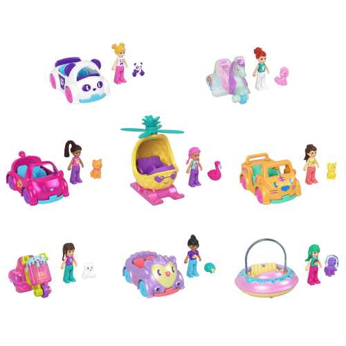 Polly Doll & Vehicle Assorted