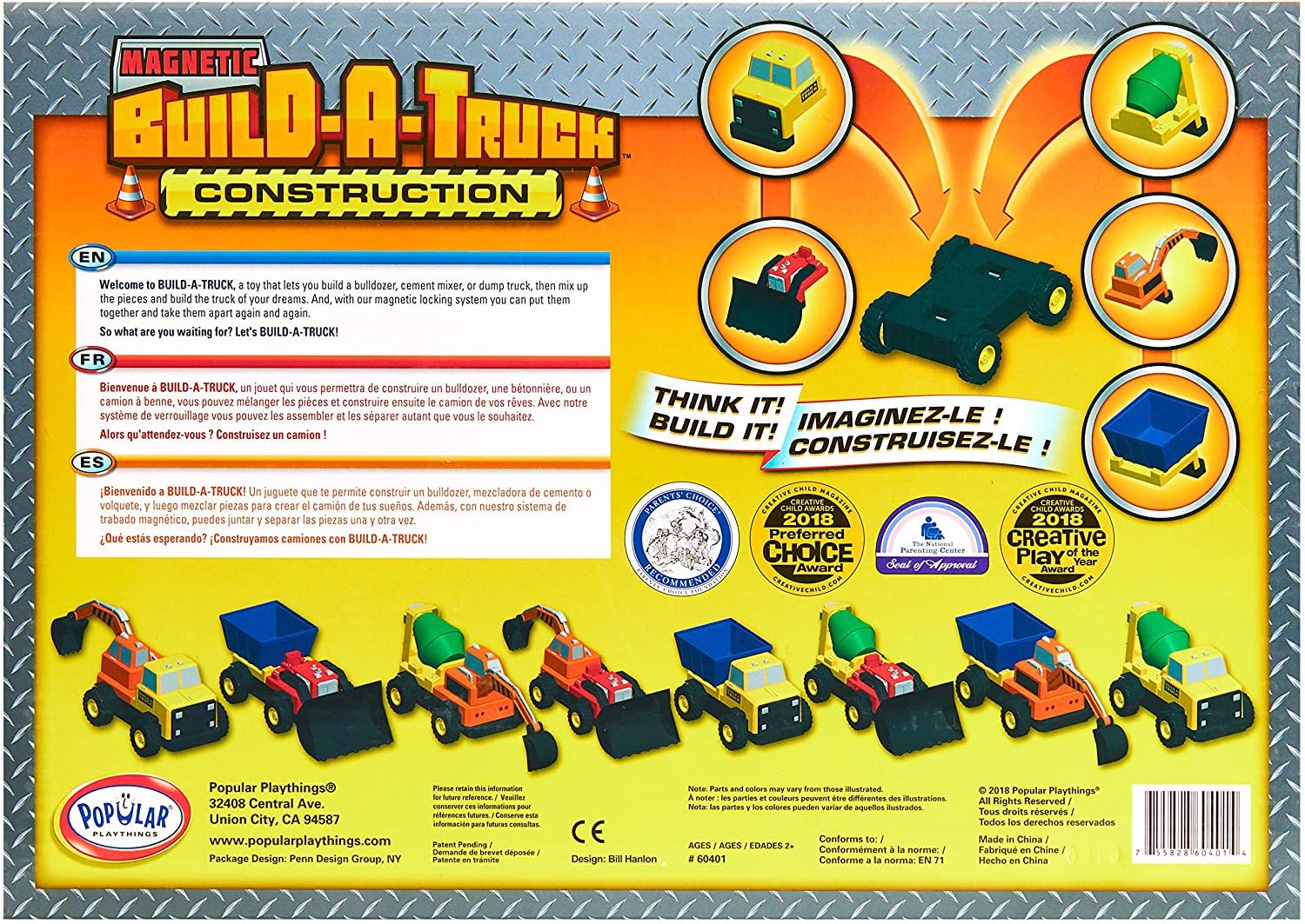 Magnetic Build-a-Truck