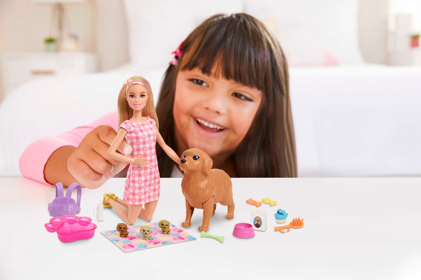 Barbie & Puppies Set