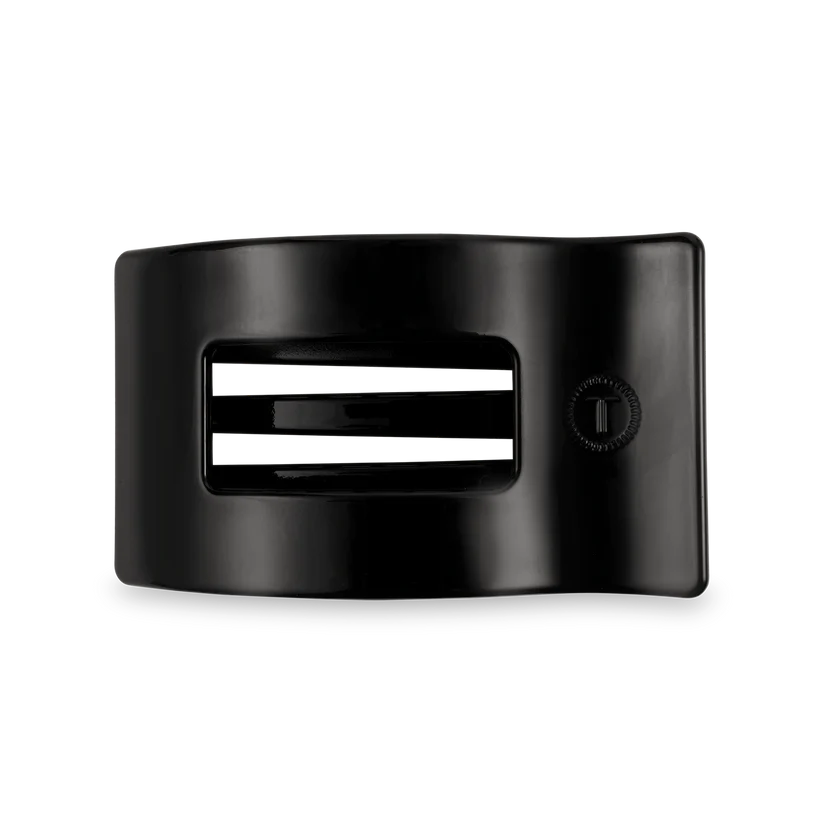 Jet Black Medium Rectangle Flat Clip