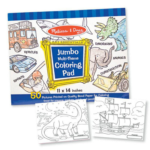 Jumbo Blue Coloring Pad