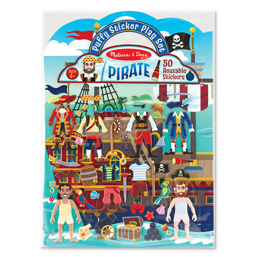 Puffy Pirate Stickers