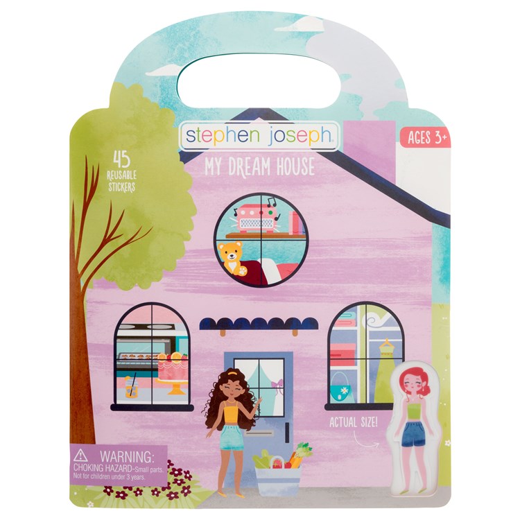 Dream House Reusable Stickers