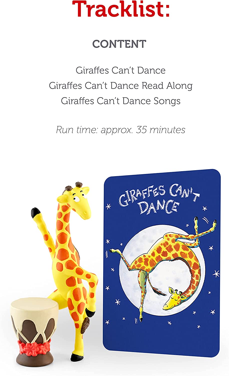 Tonie Giraffes Cant Dance