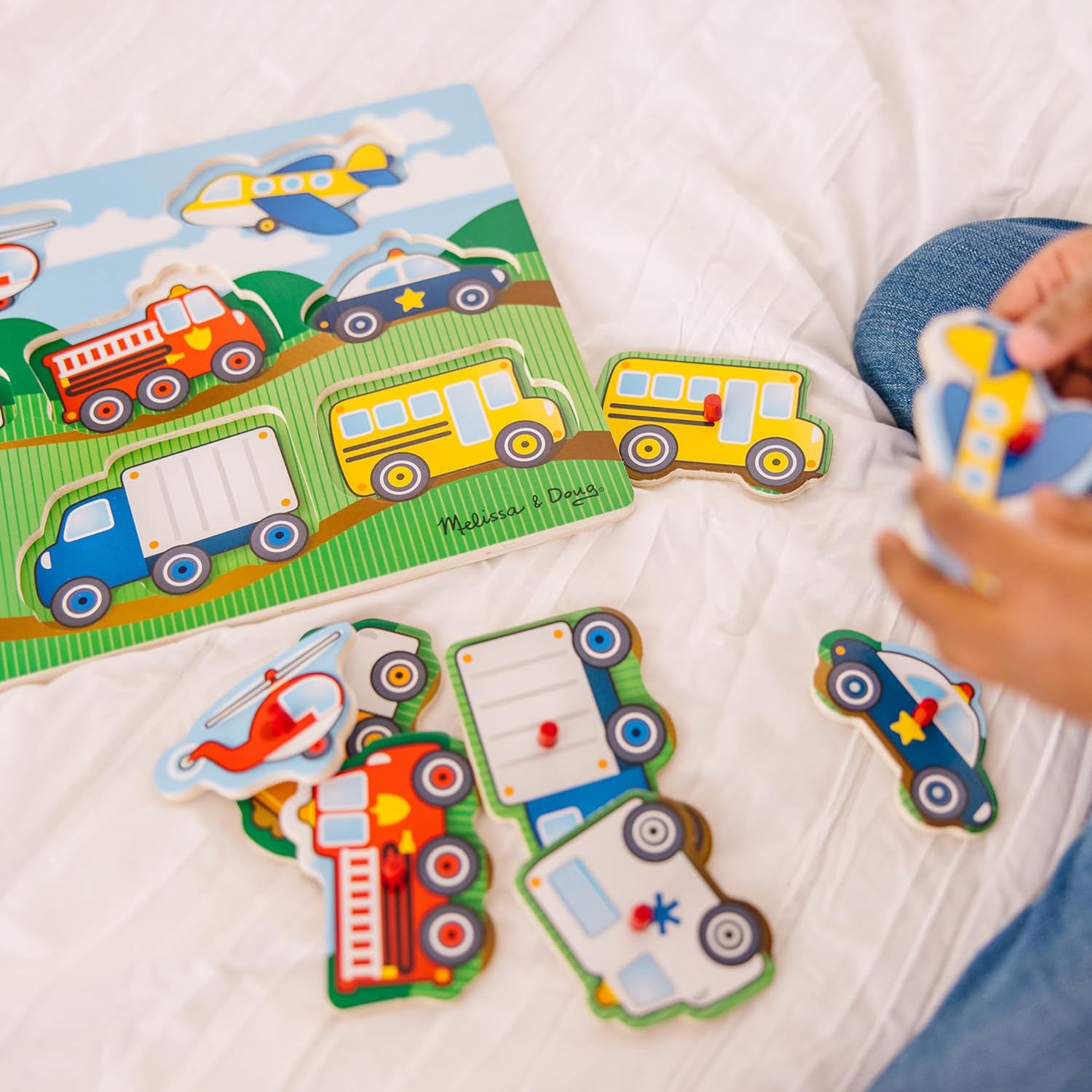 Vehicles Peg Puzzle