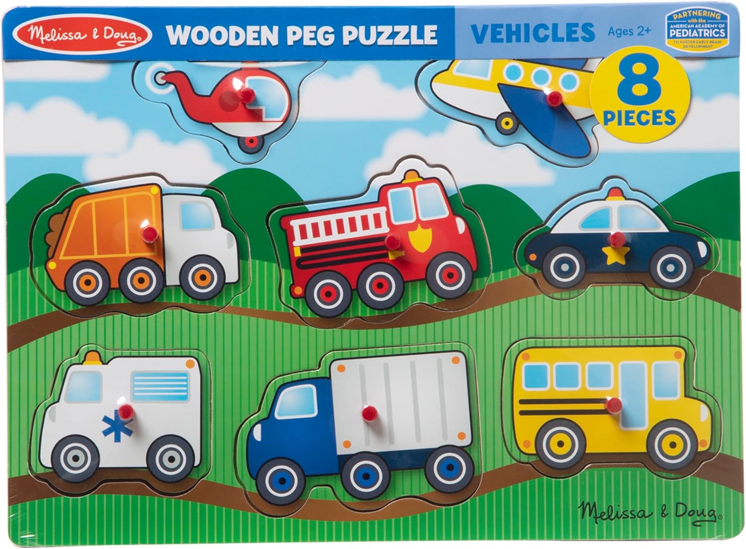 Vehicles Peg Puzzle