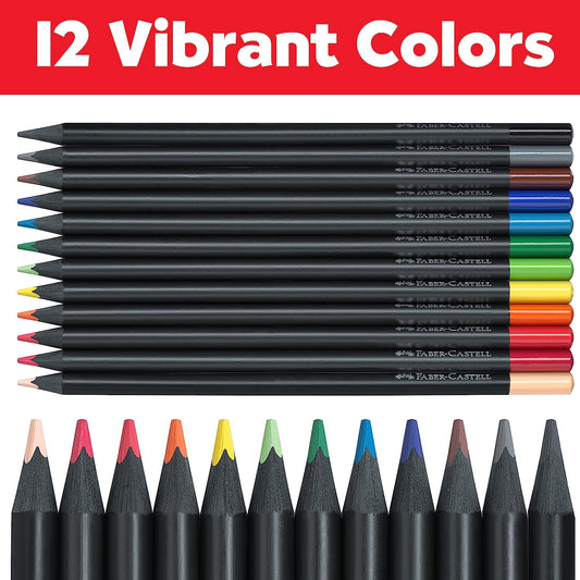 Black Ed Color Pencils 12