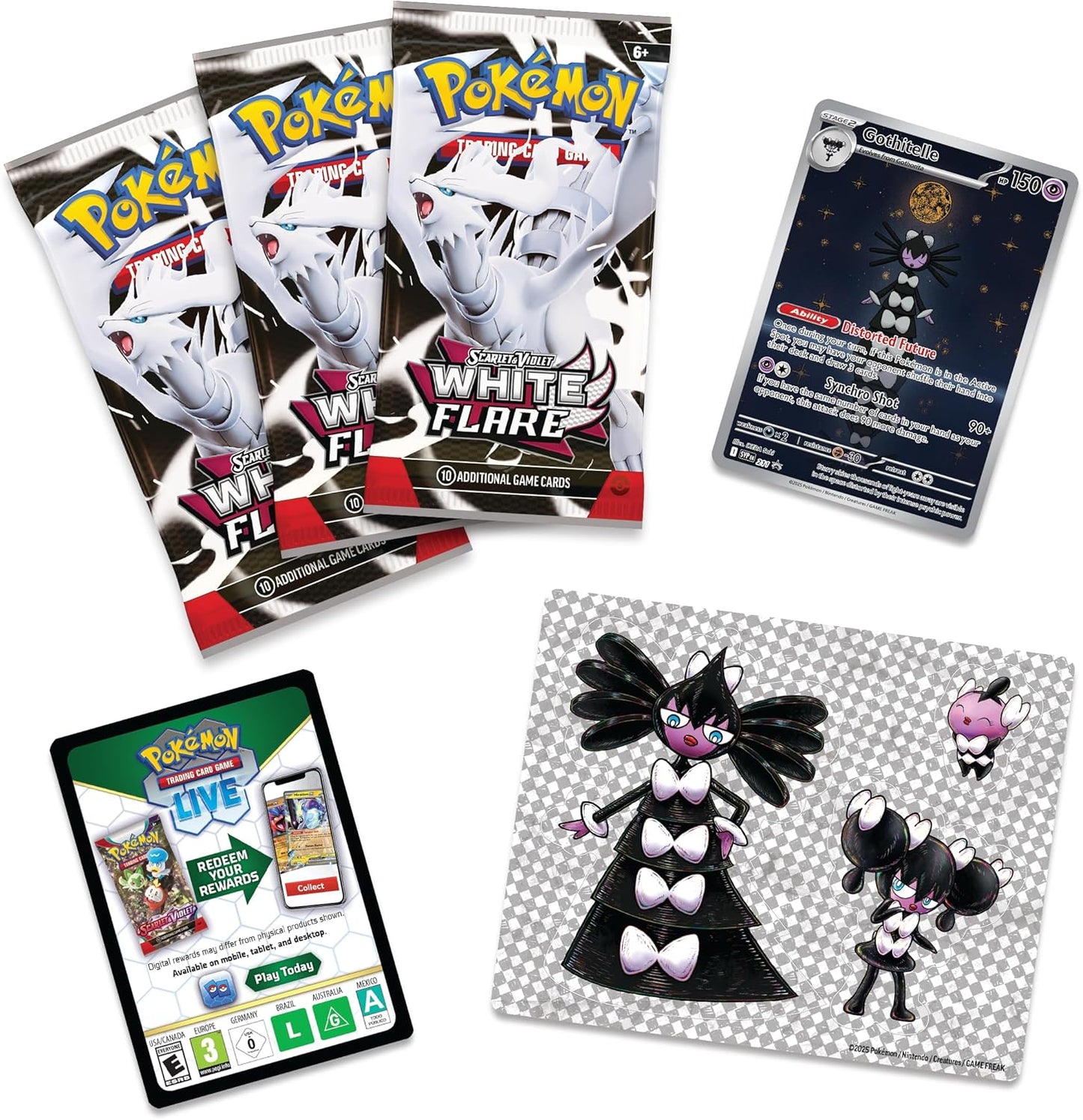 Pkm White Flare 3pk Boost