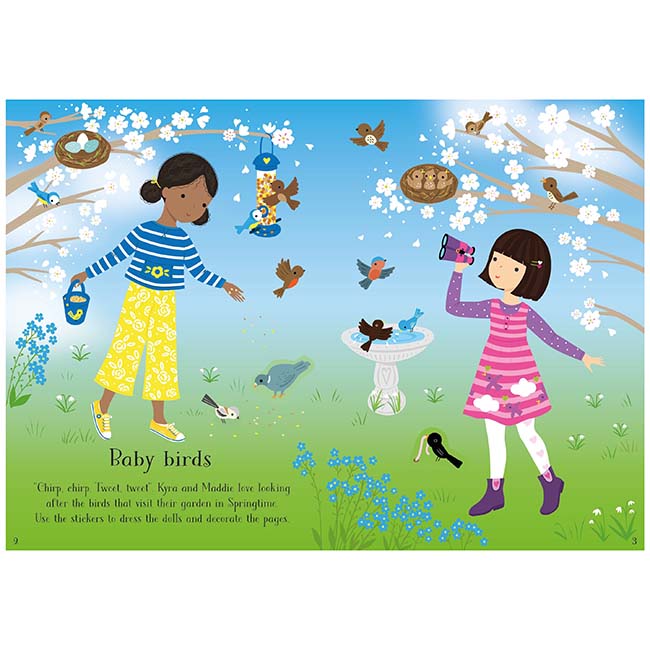 Little Sticker Dolly Dressing Easter Book