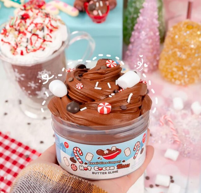 Kawaii Hot Cocoa Kisses Butter Slime