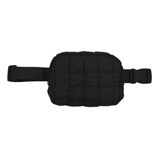 Black Puffer Waist Pack