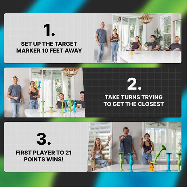 Popdarts Rookie Blue Green