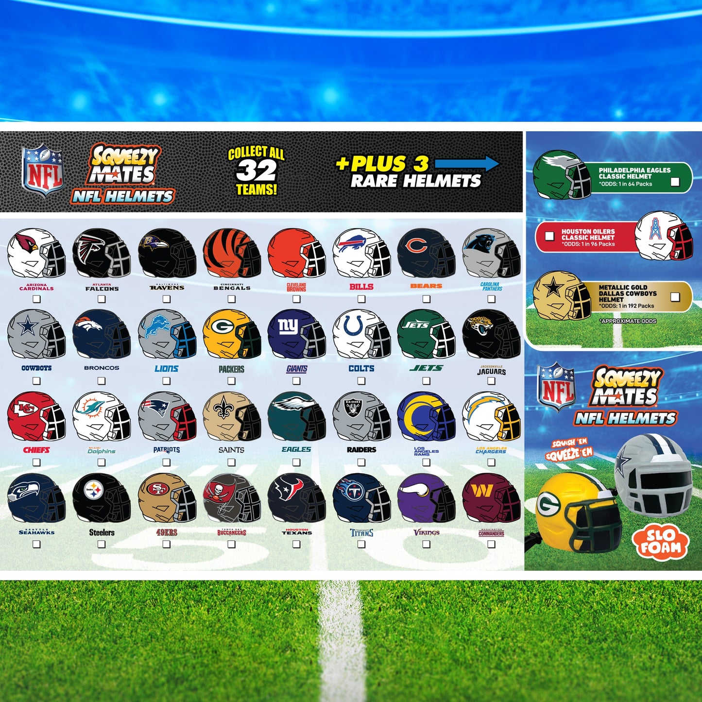 Nfl Helmet Squeezymates