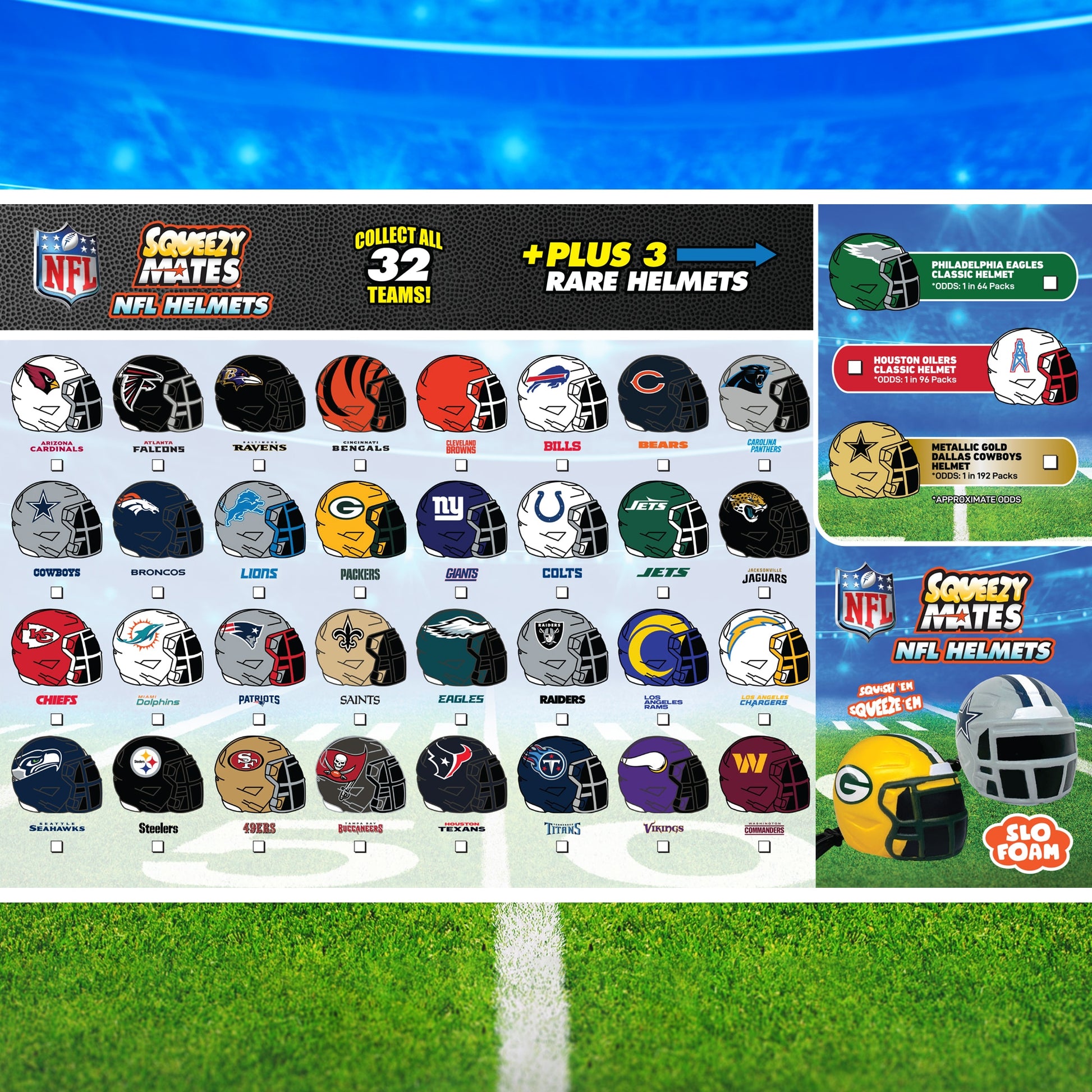 Nfl Helmet Squeezymates