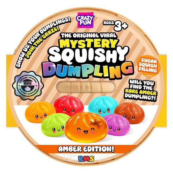 RMS® Crazy Fun™ Maltose Amber Mystery Bao Bun Squishy 4"