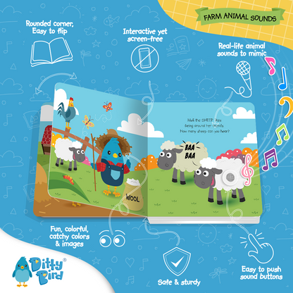 Farm Animals Sounds Book