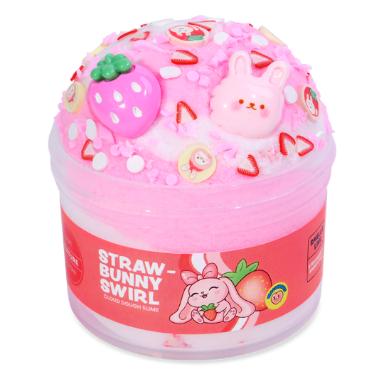 Strawbunny Swirl Slime