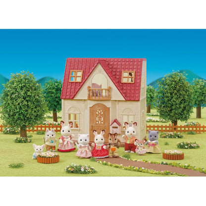 Calico Red Roof Cozy Cottage