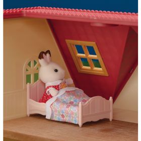 Calico Red Roof Cozy Cottage