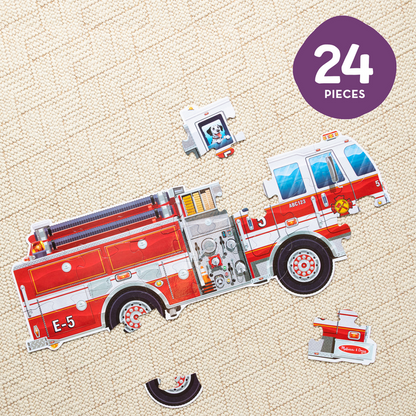 Giant Firetruck Floor Puzzle