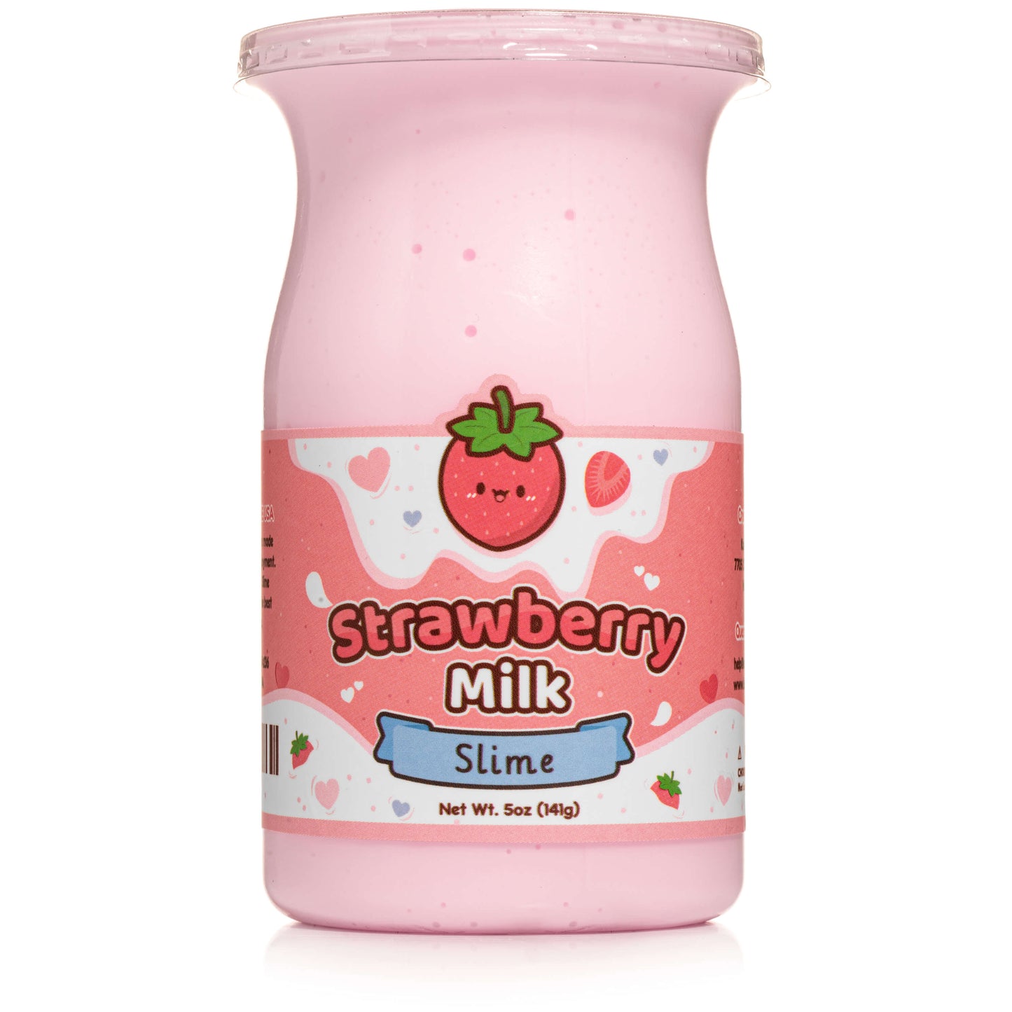 Kawaii Strawberry Milk Glossy Slime