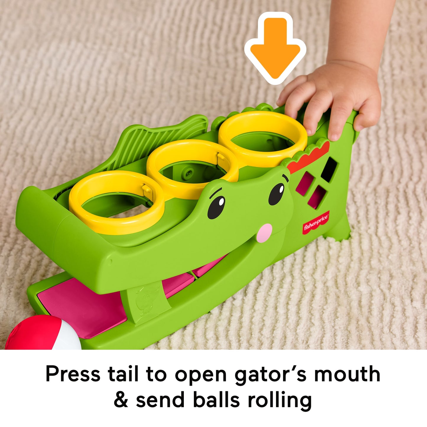 Fisher-Price® Sit & Tap Rolligator