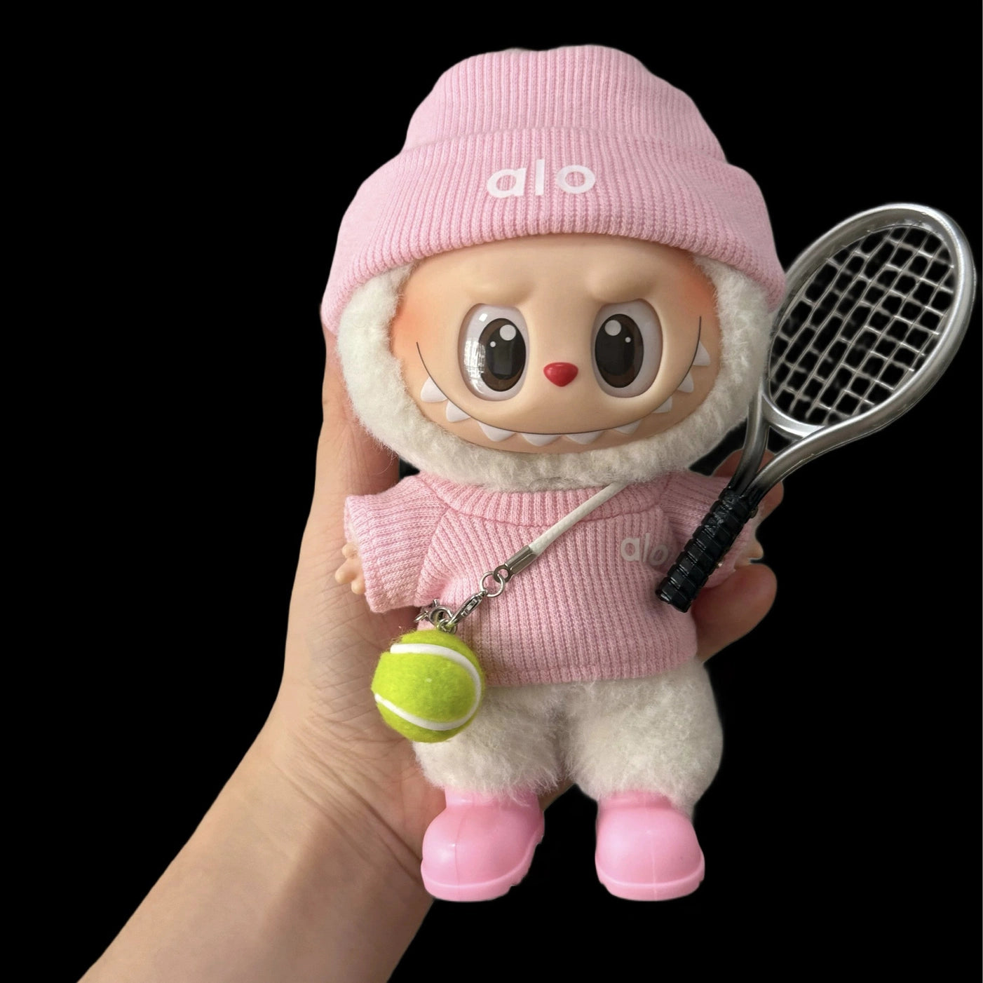 Alo Pink Labubu Outfit