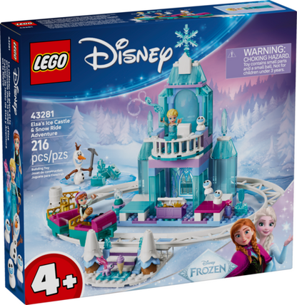 Elsa's Ice Castle & Snow Ride Adventure
