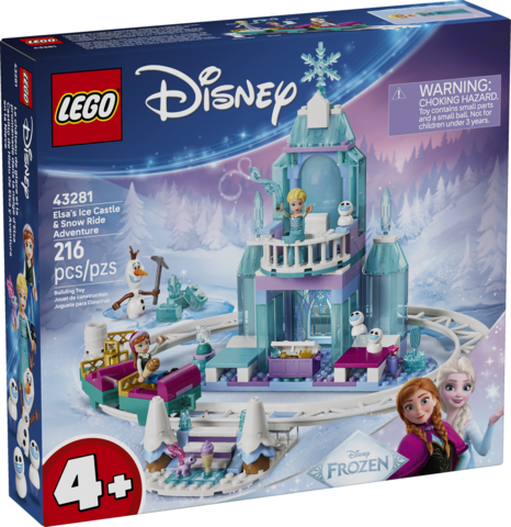 Elsa's Ice Castle & Snow Ride Adventure